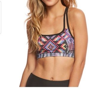 EVCR Aztec Floral Yoga Sports Bra